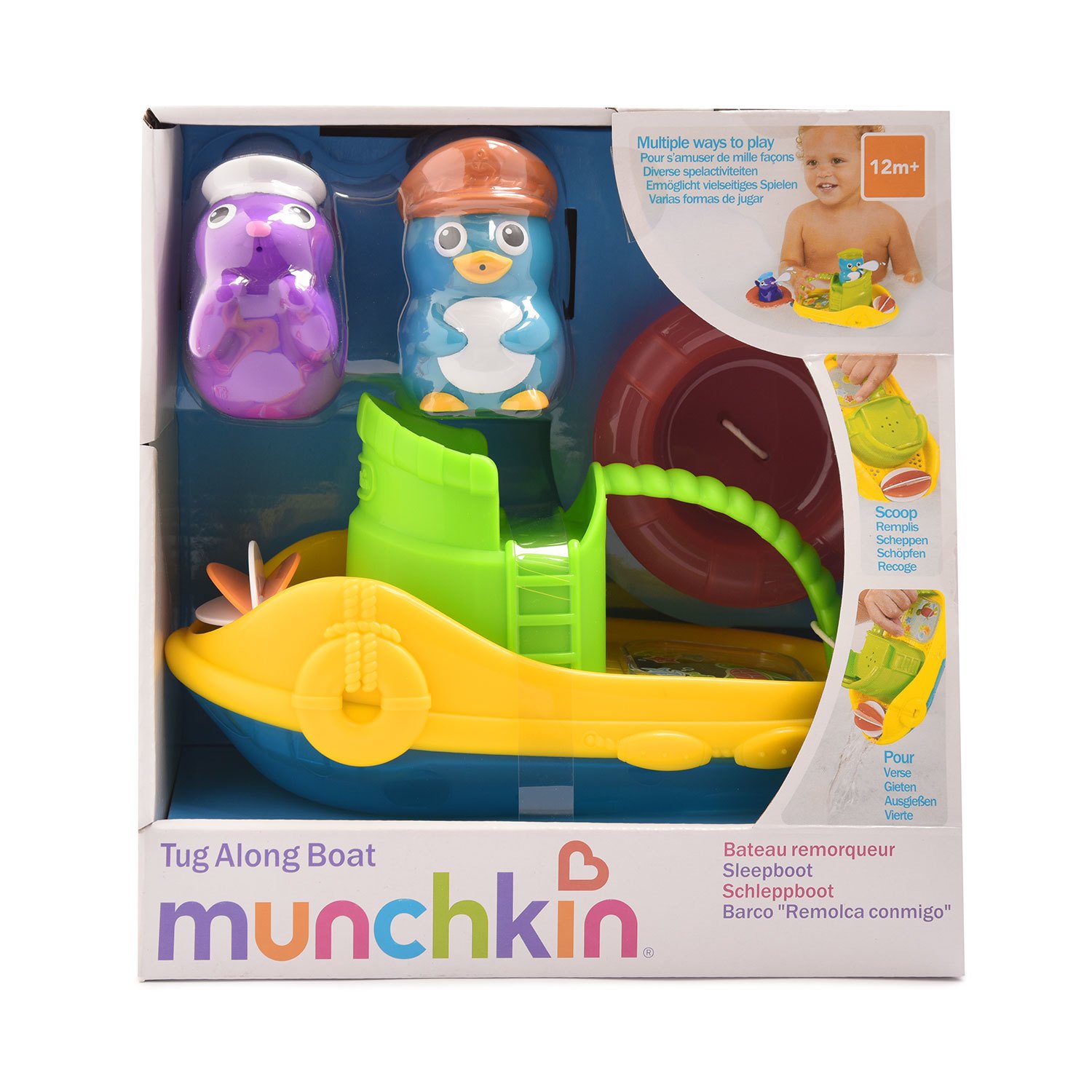 Munchkin игрушки для ванны Весёлая лодочка 12+