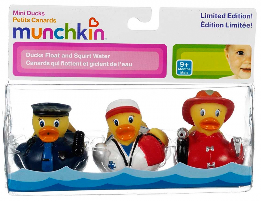 Munchkin игрушка для ванны Уточки 3 шт.9+