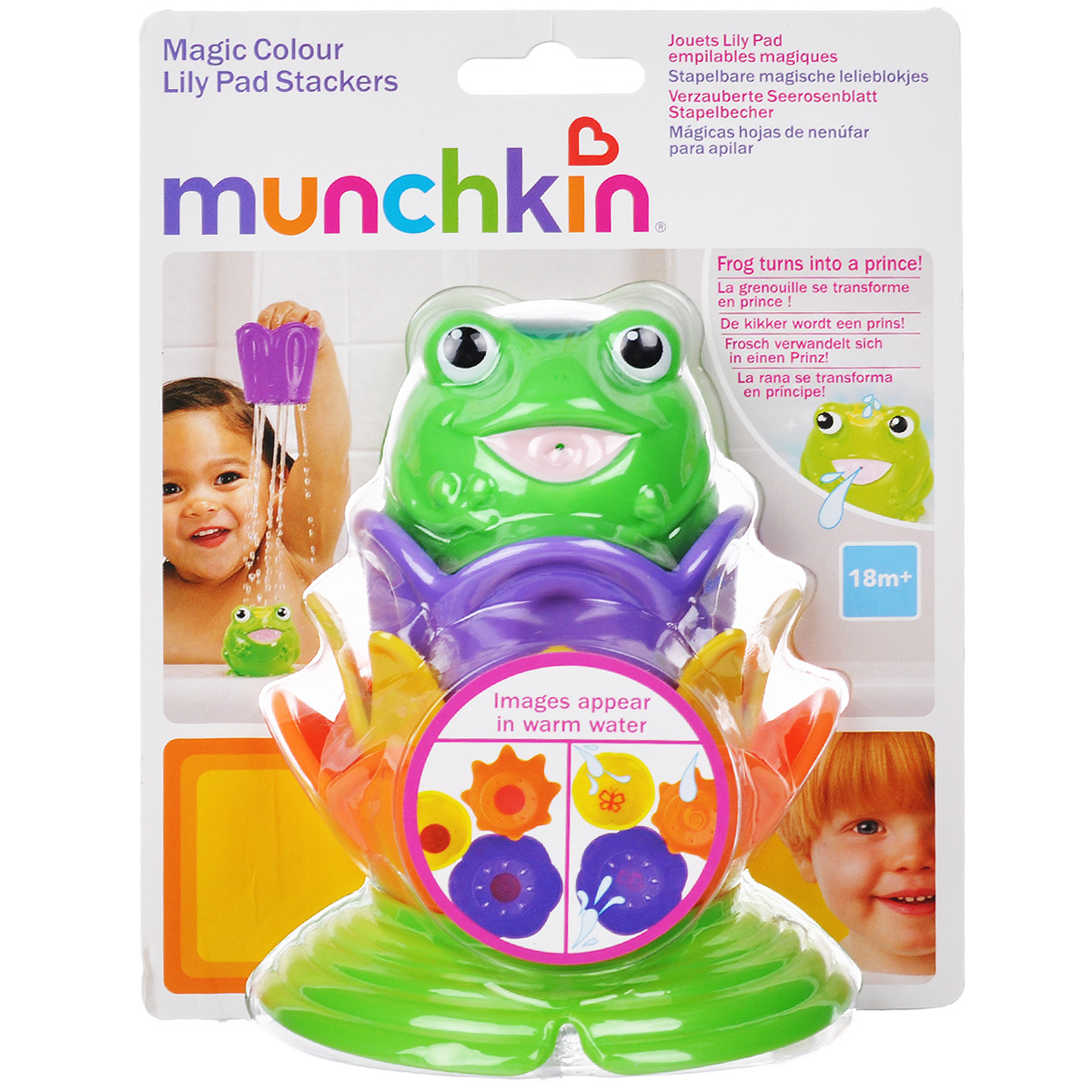 Munchkin игрушка для ванны Лягушка принцесса от 18 мес