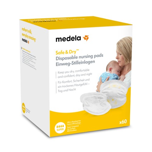 Medela одноразовые прокладки для бюстгалтера Safe & Dry™