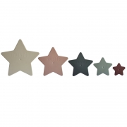 Пирамидка-формочки Mushie Nesting Star